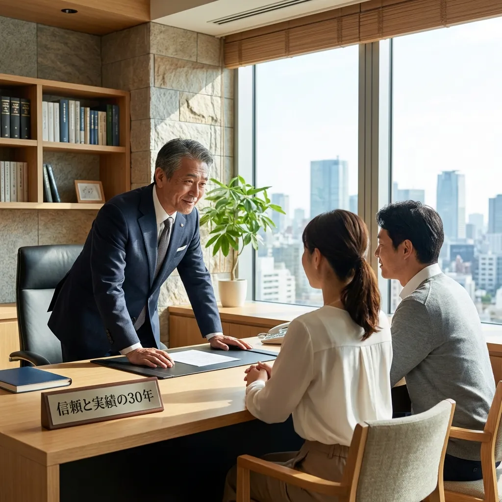 信頼できる税理士による相談風景